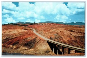 c1950's US 64 Through Copper Basin Near Ducktown & Copperhill Tennessee Postcard