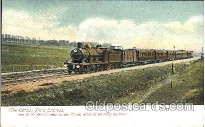 Calais-Paris Express Train Locomotive  Steam Engine Unused 