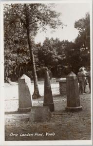 Drie Landen Punt Vaals Nederland Netherlands Real Photo Postcard E38 *As Is