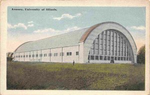 Armory University of Illinois Urbana Champaign IL 1920c postcard