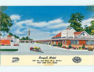 1950's SEAGULL MOTEL Salt Lake City Utah UT s7563