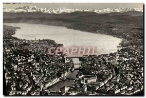 Modern Postcard Zurich Die Innere Stadt Vam Flugzeug Aus