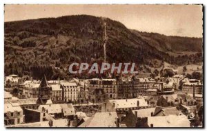 Old Postcard La Bourboule General view and the funicular