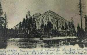 c. 1908 Black Buttes Postcard San Jose CA Postmark California Undivided