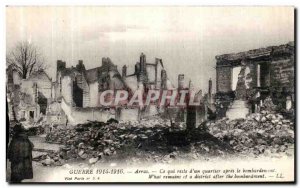 Old Postcard Arras Army