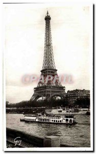 Old Postcard Paris Eiffel Tower Peniche Its Wonders
