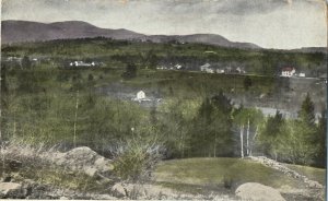 c1920s The Plains and Tory Hill, Warner New Hampshire NH Posted Vintage Postcard 