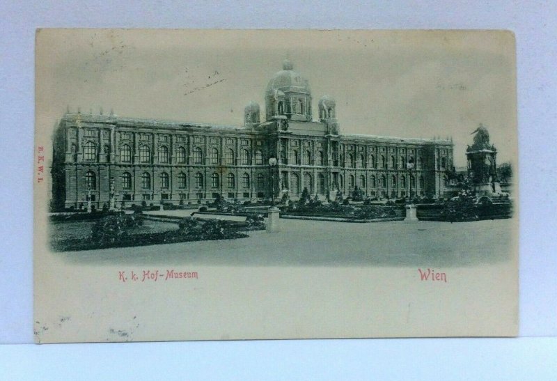 Vienna Austria KK Hof Museum Vintage Postcard