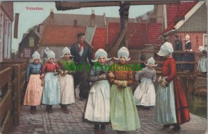 Fashion Postcard - Volendam Children, Dutch Traditional Costume  RS34548