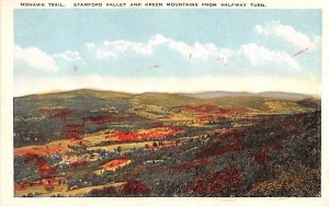 Stamford Valley & Green Mountains from Halfway Turn Mohawk Trail, Massachusetts