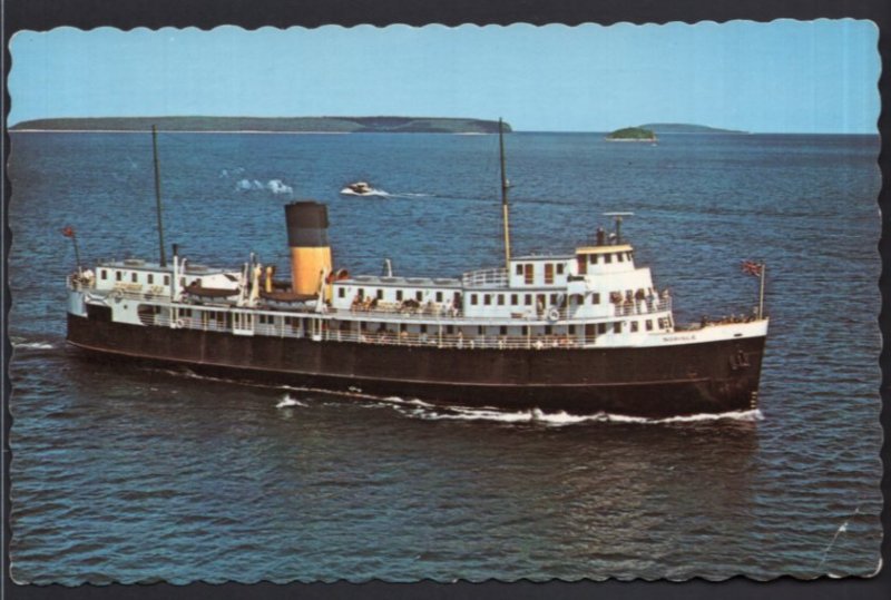 Ontario MANITOULIN ISLAND S.S. NORISLE Car Ferry Tobermory to South Bay - Chrome