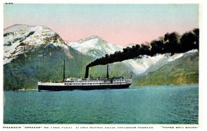 Steamer Spokane Alaska Pacific Coast Steamship Co. Ship Postcard