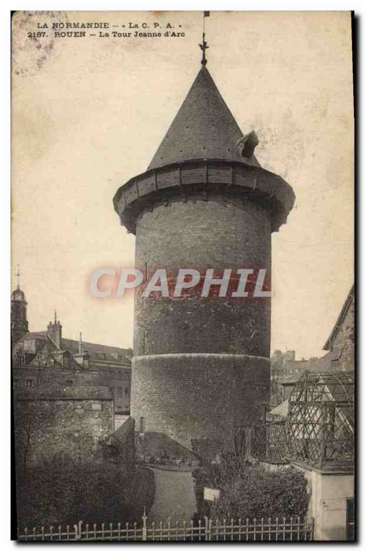 Old Postcard Rouen Tour Jeanne d & # 39Arc