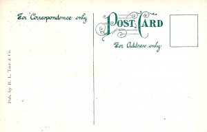 Lewiston, Maine - Looking down Park Street at the M.E. Church - c1908