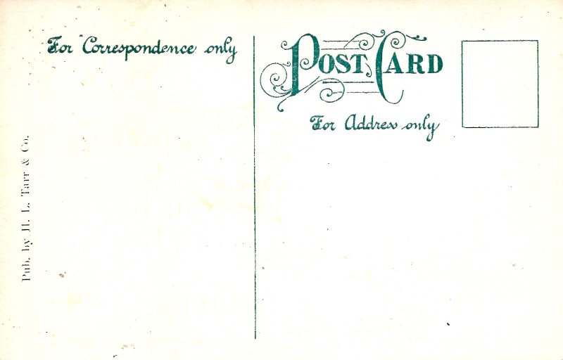 Lewiston, Maine - Looking down Park Street at the M.E. Church - c1908