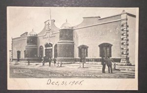 1905 Mint Mexico Postcard Juarez Public Prison RPPC