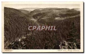 Postcard Old Hollental Blick vom KOing David