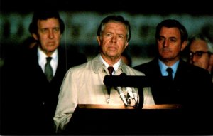 United States Hostages Teheran Iran President Carter Welcoming Hostages In Wi...