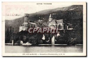 Postcard Old Savoie Tourism Aix les Bains Hautecombe Monastery seen from the ...