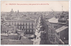 VALENCIA , Spain , 00-10s ; Vista panoramica y vist general de la calle de la...