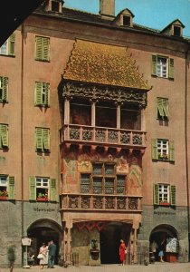 Postcard The Golden Roof Landmark Structure Famous Symbol Innsbruck, Austria