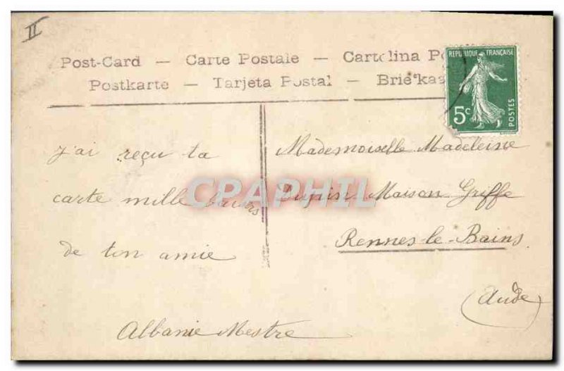 Old Postcard Marie Surname