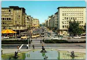 Postcard - Blick auf die Planken - Mannheim, Germany