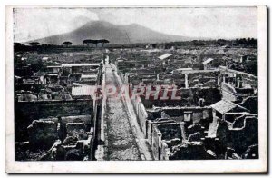 Postcard Ancient Pompeii Panorama Vue Generale