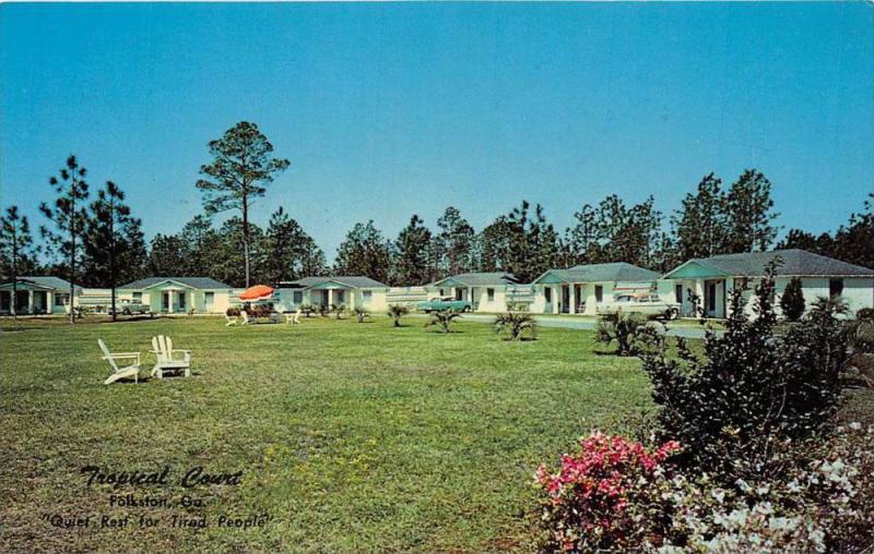 Georgia  Folkston,  Tropical Court Motel