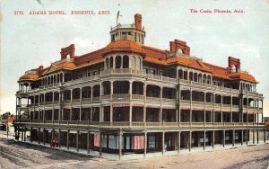 Adams Hotel Phoenix Arizona 1908 postcard