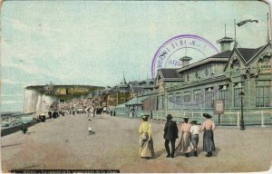 CPA MERS-les-BAINS Le Casino et la promenade (807497)