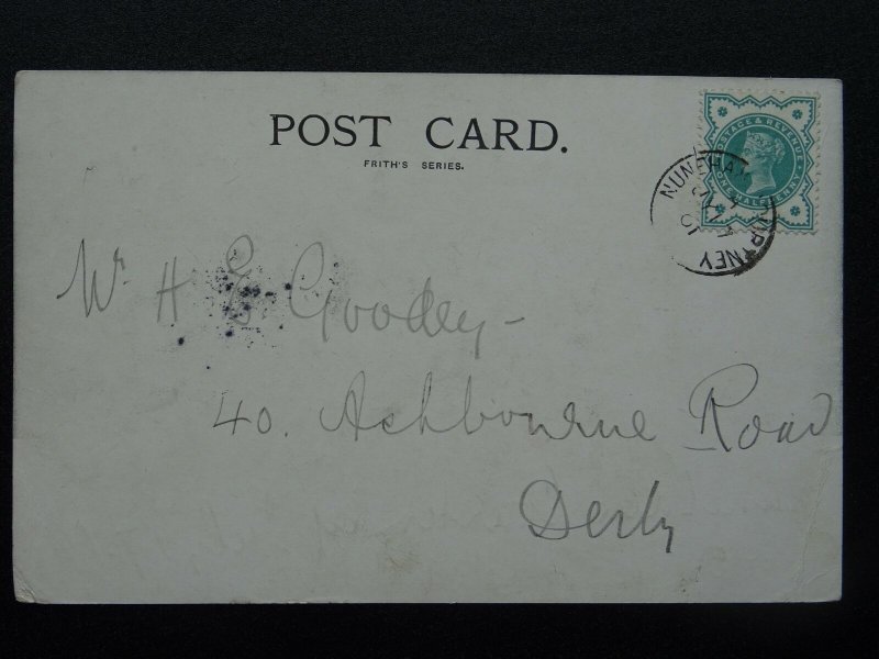 Oxford NUNEHAM COURTENAY Cottage c1901 UB Queen Victoria Stamp Postcard by Frith