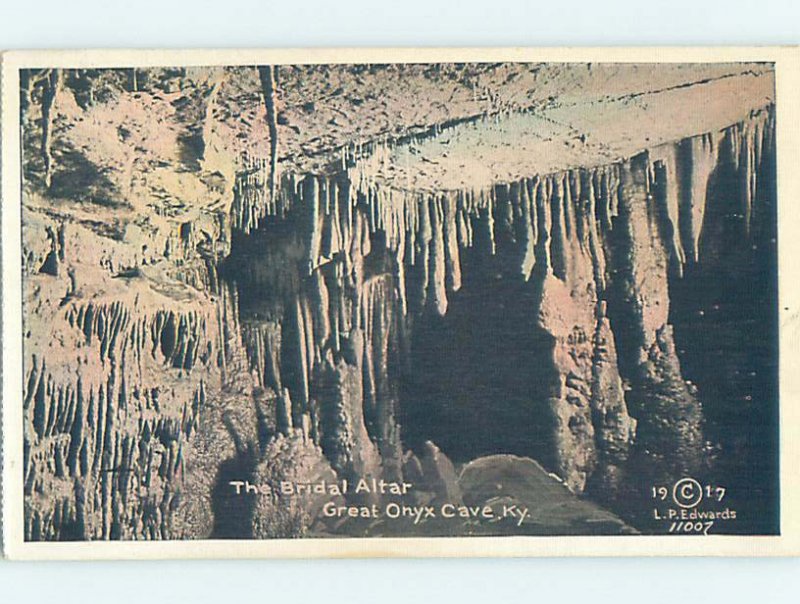 Linen GREAT ONYX CAVE Mammoth Cave National Park - Cave City Kentucky KY AD4055