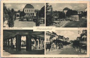 Czech Republic Franzensbad Františkovy Lázně Vintage Postcard 04.13