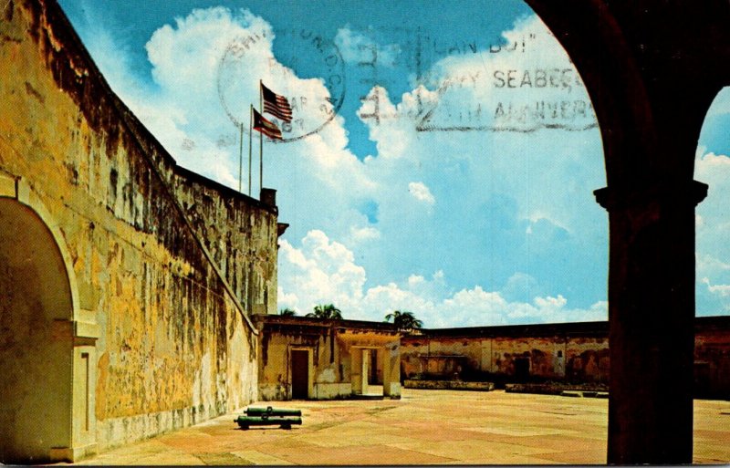 Puerto Rico San Juan Main Plaza and Chapel Of San Cristobal Castle 1967