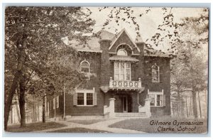 c1940's Gilmore Gymnasium Clarke School Northampton MA Antique Postcard