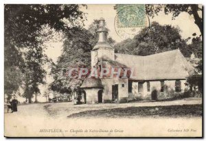 Postcard Honfleur Old Chapel Of Our Lady of Grace