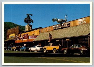 Jackson, Wyoming  Silver Spur Restaurant  Cowboy Bar  - Postcard