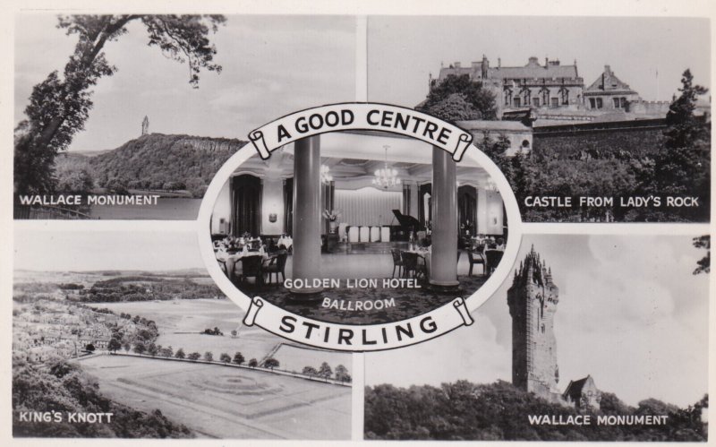 Scotland Stirling Multi View King's Knott Wallace Monument Castle & More...