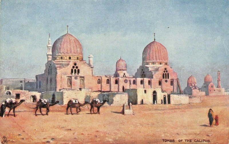 EGYPT~TOMBS OF THE CALIPHS~TUCK PICTURESQUE EGYPT POSTCARD