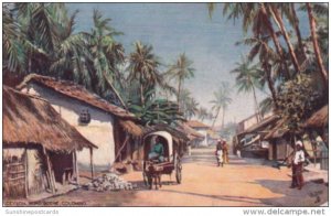 Sri Lanka Ceylon Colombo Road Scene 1909 Tucks