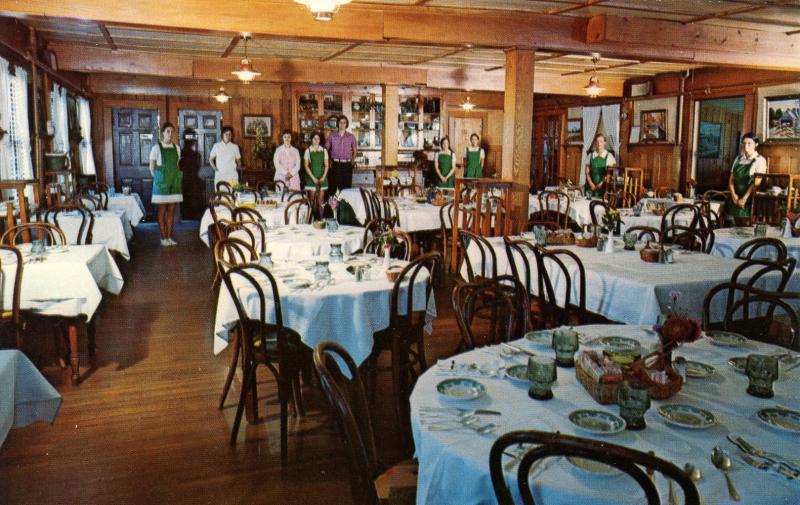 NH - Jaffrey. Woodbound Inn & Lake Cottages, Dining Room