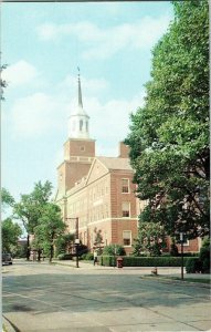 Mcmicken Hall Christopher Wren Tower Cincinnati Skyline University Postcard Vtg 