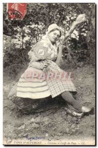Puy de Dome - D & # 39Avergne - Formal Country Cap - Old Postcard