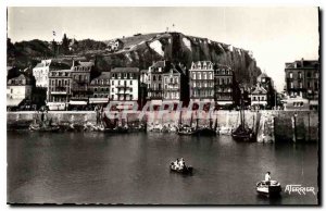 Old Postcard Le Treport (S inf) Le Quai Fraois first and smugglers