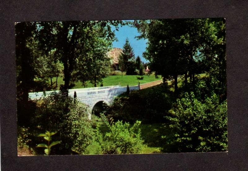 IN Seven Dolors Shrine Franciscan Fathers Valparaiso Indiana Postcard nr Gary