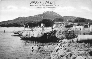 Piscadera Beach Curacao, Netherlands Antilles 1943 