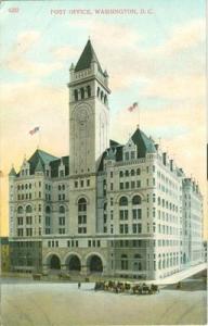Post Office, Washington 1908 used Postcard