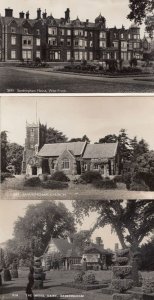 Sandringham Model Dairy Church West Front of House 3x Real Photo Postcard s