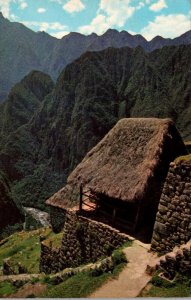 Peru Machupicchu Typical Inca House